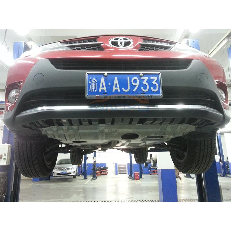 乾钰丰田RAV4发动机护板上市啦,超低特价嗨翻天。 乾钰原装3D全包围汽车发动机下护板,每款护板专车专用,适配 丰田-RAV4。每款护板均引进德国博尔科曼3D立体扫描技术设计,630T液压机一压成型,百分百原车螺丝孔位安装,护板跟原车自带塑料护板一模一样,不降低您爱车底盘高度,护板表面采用高温喷塑,吸音减噪,防锈耐腐蚀。。 丰田RAV4采用 O态航空级镁铝合金 或 高强度T14冷轧钢制作而成。 您可以通过乾钰官方商城,乾钰淘宝直营店,乾钰天猫旗舰店,乾钰京东旗舰店 和 乾钰苏宁旗舰店 进行购买:高强度T1